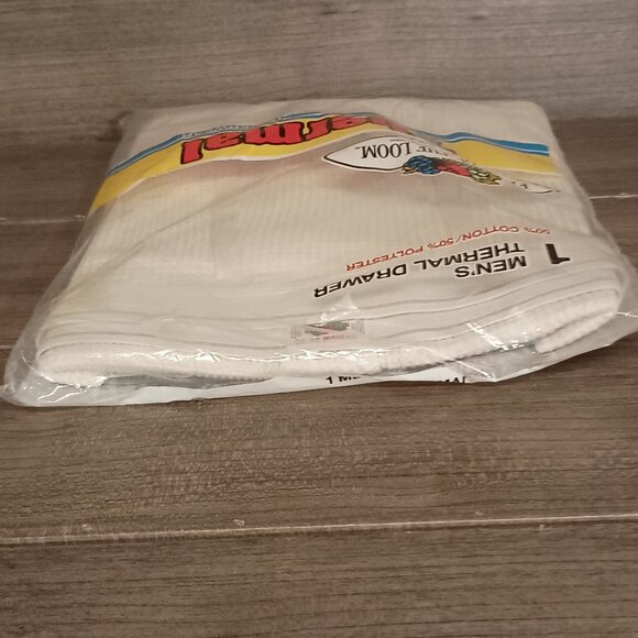 Vintage Fruit of the Loom 1 Thermal Underwear Drawer 1983  Size Medium 34-36 New - Picture 9 of 10